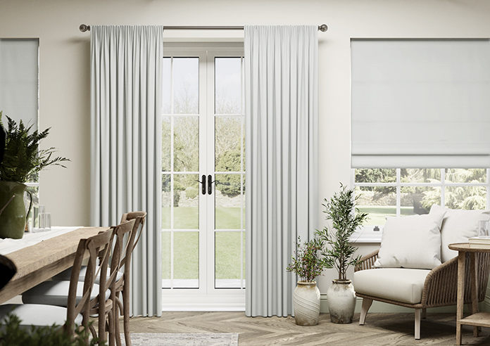 Wexley, Feather Grey - Made to Measure Curtains - Image 3